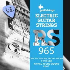   RS-0965 Galli  8-string set electric, nickel roundwound, light, 009-011-016-024-032-042-054-065