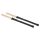 RS-12-BF Hayman  drum rods, bamboo, pink handle, 12 rods, flat, pair, length 400 mm.