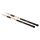 RS-12-BSC Hayman  drum rods, black handle, 12 rods, solid core, length 400 mm., head diameter 15 mm., bamboo