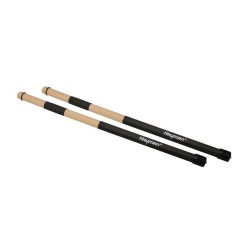   RS-19-W Hayman  drum rods, black handle, 19 rods, rubber ring, length 400 mm., head diameter 15 mm., wood