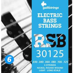   RSB-30125 Galli Rock Star string set electric 6-string bass, nickel roundwound, light, 030-040-060-080-100-125