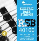 RSB-40100 Galli Rock Star string set electric bass, nickel roundwound, regular, 040-060-080-100