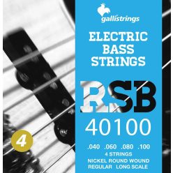   RSB-40100 Galli Rock Star string set electric bass, nickel roundwound, regular, 040-060-080-100