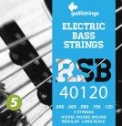 RSB-40120 Galli Rock Star string set electric 5-string bass, nickel roundwound, regular, 040-060-080-100-120