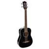 RTB-80-BK Richwood  acoustic travel bass 620mm scale, solid top, Fishman Presys EQ, black, with bag