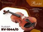 RV-1044/O Rudolph Étude violin outfit 4/4, oil varnish slightly shaded, flamed maple, case, BV-10/44 ELS bow incl.