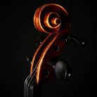 RV-1512 Rudolph Conservatoire violin 1/2, antique style oil varnish, flamed maple, ebony fittings