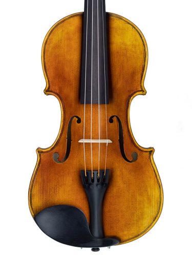 RV-812 Rudolph Étude violin 1/2 Stradivari model, oil varnish with antique finish, european maple, ebony fittings