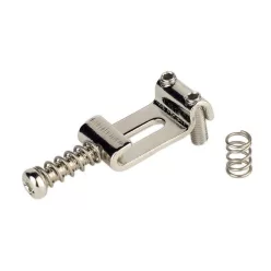  S-108 Gotoh Bulk/OEM bridge saddles, steel, Stallion, p=10.8, springs and screws included, set of 6, nickel
