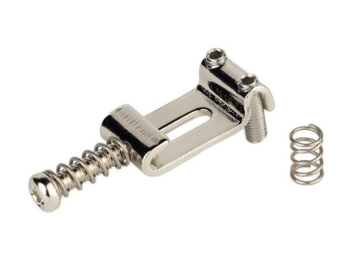 S-108 Gotoh Bulk/OEM bridge saddles, steel, Stallion, p=10.8, springs and screws included, set of 6, nickel