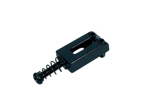 S-140-B Boston  bridge saddles, metal, Stallion, p=10,5, with spring and screw, 6-pack, black, width=10,5mm