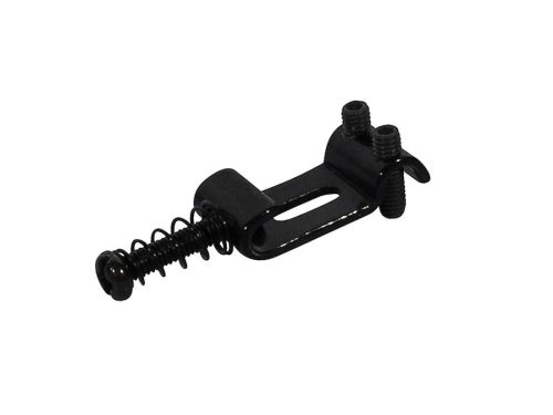 S-145-B Boston  bridge saddles, metal, Stallion, p=10,5, with spring and screw, 6-pack, black