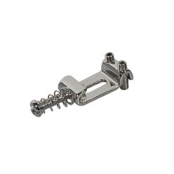   S-145-N Boston  bridge saddle, metal, Stallion, p=10,5, with spring and screw, 6-pack, nickel