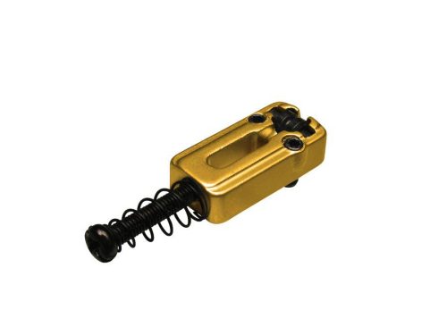 S-146-G Boston  bridge saddles, metal, Stallion roller, p=10,8, with spring and screw, 6-pack, gold