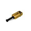 S-146-G Boston  bridge saddles, metal, Stallion roller, p=10,8, with spring and screw, 6-pack, gold