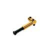 S-150-G Boston  bridge saddles, metal, Stallion, p=10,8, with spring and screw, 6-pack, gold