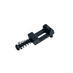   S-158-B Boston  bridge saddles, metal, Stallion, p=10,5, with spring and screw, 6-pack, black