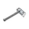 S-200-C Boston  bridge saddles, metal, Jocker/ Puncher bass, p=19, with spring and screw, 4-pack, chrome