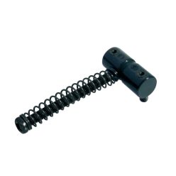   S-210-B Boston  bridge saddles metal, Jocker/ Puncher bass, p=20, with spring and screw, 4-pack, black