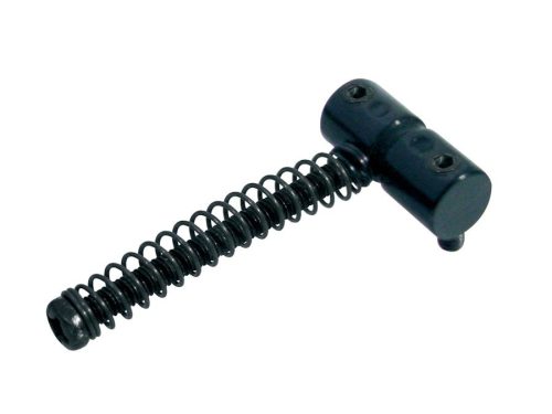 S-210-B Boston  bridge saddles metal, Jocker/ Puncher bass, p=20, with spring and screw, 4-pack, black