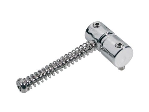 S-210-C Boston  bridge saddles, metal, Jocker/ Puncher bass, p=20, with spring and screw, 4-pack, chrome