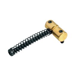   S-210-G Boston  bridge saddles, metal, Jocker/ Puncher bass, p=20, with spring and screw, 4-pack, gold