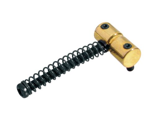 S-210-G Boston  bridge saddles, metal, Jocker/ Puncher bass, p=20, with spring and screw, 4-pack, gold