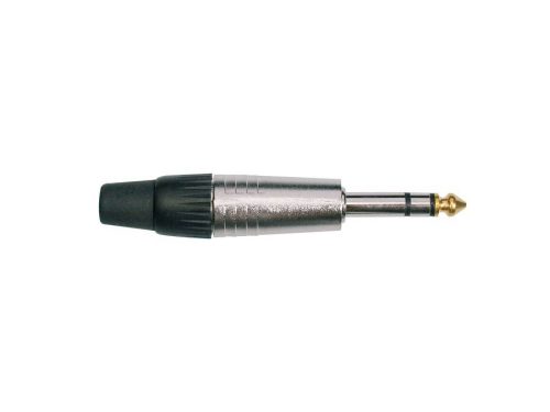 S-3C Boston  jack plug, 6,3mm, 3-pole, rubber 7,5mm, aluminium