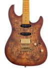 S10 HSS/NB Sire Guitars S Series Larry Carlton swamp ash electric guitar S-style, natural burst, hardcase included