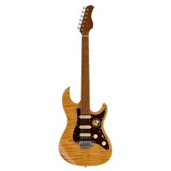   S7FM/NT Sire Guitars S Series Larry Carlton electric guitar S-style with flamed maple top natural