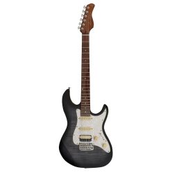   S7FM/TBK Sire Guitars S Series Larry Carlton electric guitar S-style with flamed maple top transparent black