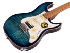 S7FM/TBL Sire Guitars S Series Larry Carlton electric guitar S-style with flamed maple top transparent blue