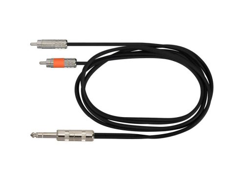 SAC-472-150 Boston S-Series audio signal cable, Switchcraft 2x RCA to 6.3mm jack stereo, 1.50 meter