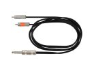 SAC-472-300 Boston S-Series audio signal cable, Switchcraft 2x RCA to 6.3mm jack stereo, 3.00 meter