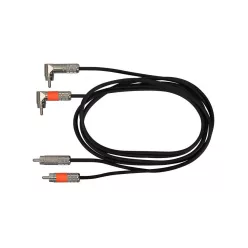   SAC-477-150 Boston S-Series audio signal cable, Switchcraft 2x RCA to 2x angled RCA, 1.50 meter