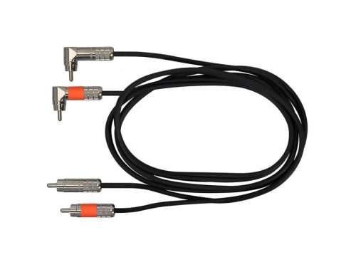 SAC-477-150 Boston S-Series audio signal cable, Switchcraft 2x RCA to 2x angled RCA, 1.50 meter