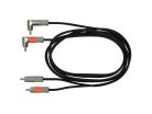 SAC-477-300 Boston S-Series audio signal cable, Switchcraft 2x RCA to 2x angled RCA, 3.00 meter