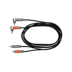   SAC-477-300 Boston S-Series audio signal cable, Switchcraft 2x RCA to 2x angled RCA, 3.00 meter