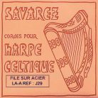 SAJ-29 Savarez  harp string A, 5th octave, wound steel, small harp, length: 1,2 meter