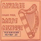 SAJ-31 Savarez  harp string F, 5th octave, wound steel, small harp, length: 1,2 meter