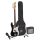 SB2SK-BK SX  P-style electric bass guitar set, 15W amp, gig bag, tuner, cable, strap & 6 picks, black