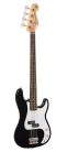 SB2SK-BK SX  P-style electric bass guitar set, 15W amp, gig bag, tuner, cable, strap & 6 picks, black