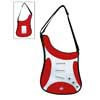 SBAG-RD Gaucho  guitar shape shoulder bag, vinyl, Stallion model, red and white