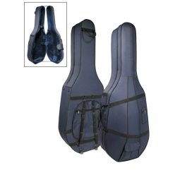 SBB-34-DB Boston  double bass case, 3/4, foam moulded, blue