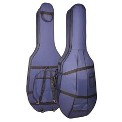 SBB-44-DB Boston  double bass case, 4/4, foam moulded, blue