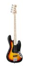 SBM1/3TS SX Modern Series JB style electric bass guitar with gigbag, 3 tone sunburst