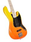 SBM1/BF SX Modern Series JB style electric bass guitar with gigbag, burning fire