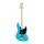 SBM1/BG SX Modern Series JB style electric bass guitar with gigbag, blue glow