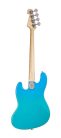 SBM1/BG SX Modern Series JB style electric bass guitar with gigbag, blue glow