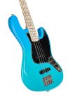 SBM1/BG SX Modern Series JB style electric bass guitar with gigbag, blue glow